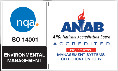ISO Certified & ANAB Accredited